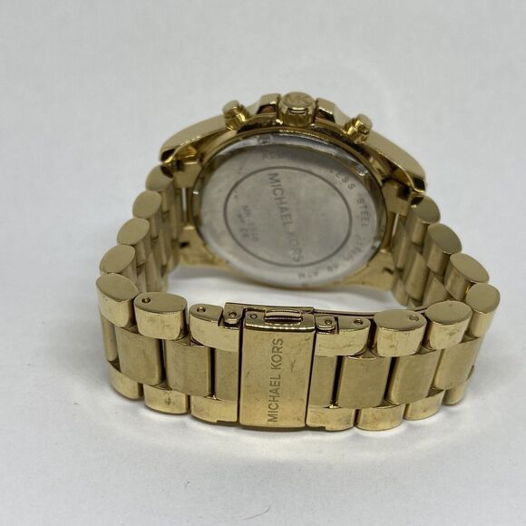 Michael Kors Bradshaw MK5605 Unisex Stainless Steel Analog Quartz Watch MP753 - Picture 10 of 12